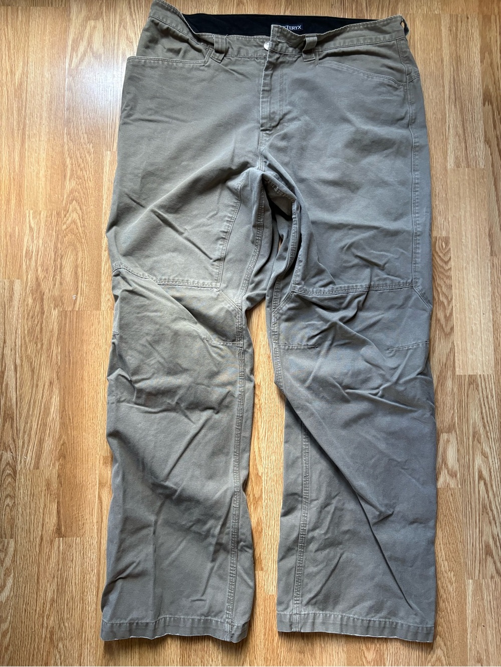 VTG Arcteryx Cronin Articulated Knee Pants cotton grey/brown size 34 men